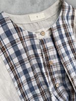 画像8: 【30%OFF】MARCHE' DE SOEUR／祈りのワンピース・ブルーチェック (8)