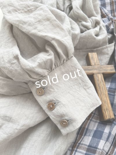 画像4: 【30%OFF】MARCHE' DE SOEUR／祈りのワンピース・ブルーチェック