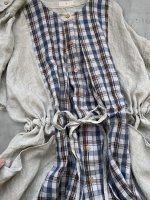 画像7: 【30%OFF】MARCHE' DE SOEUR／祈りのワンピース・ブルーチェック (7)