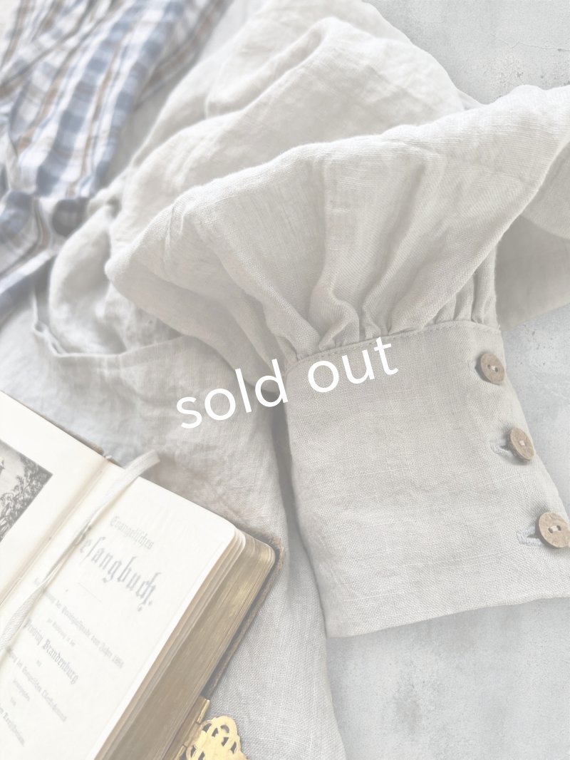 画像5: 【30%OFF】MARCHE' DE SOEUR／祈りのワンピース・ブルーチェック (5)