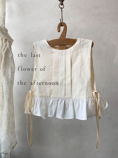 画像2: the last flower of the afternoon／薄氷の汀 vest・生成