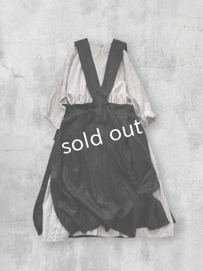 画像3: MARCHE' DE SOEUR／タブリエワンピース・黒