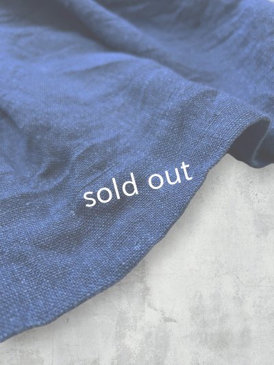 画像6: MARCHE' DE SOEUR/ターシャの種蒔ポケットワンピース・インディゴ×プチペイズリー