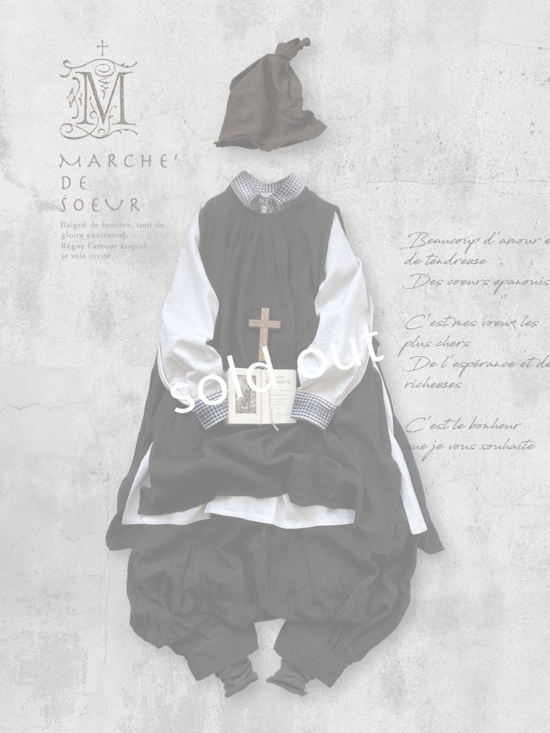 画像7: MARCHE' DE SOEUR/王様パンツ・黒 (7)