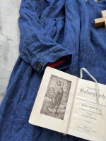 画像5: MARCHE' DE SOEUR/ターシャの種蒔ポケットワンピース・インディゴ×ハーブ (5)