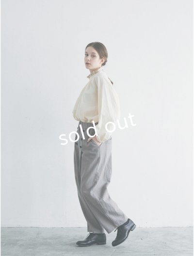 画像5: MAGALI /タックボタンパンツ・アッシュグレー