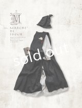 MARCHE' DE SOEUR／タブリエワンピース・黒