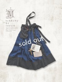 MARCHE' DE SOEUR/種蒔ポケットスカート・インディゴ