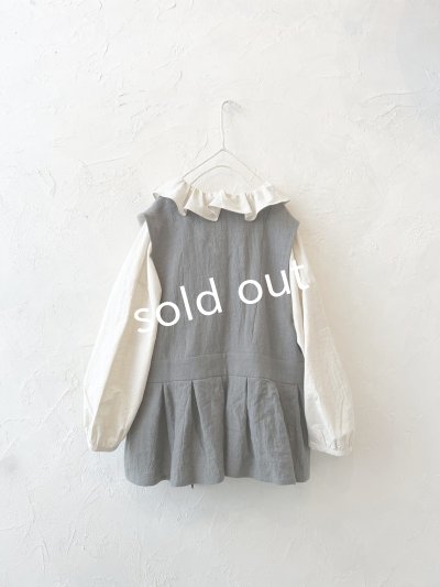 画像3: MAGALI /カシュクールジレ・アッシュグレー