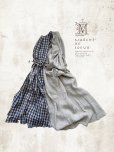 画像1: 【30%OFF】MARCHE' DE SOEUR／祈りのワンピース・ブルーチェック (1)