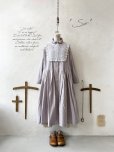 画像2: SO／タックワンピース・ライラックストライプ (2)