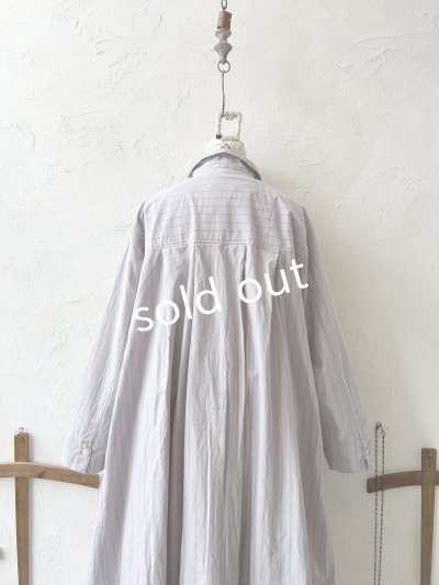 画像10: SO/タックワンピース・ライラックストライプ