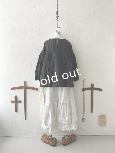 画像7: nous rendent heureux／バルーン袖ブラウス・黒