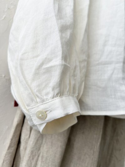 画像6: nous rendent heureux/フリル襟ピンタックブラウス・オフ