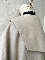 画像11: MARCHE' DE SOEUR／セーラ襟のタッセルちびジャケット・生成り (11)