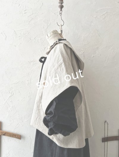 画像12: MARCHE' DE SOEUR／セーラ襟のタッセルちびジャケット・生成り