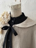 画像4: MARCHE' DE SOEUR／セーラ襟のタッセルちびジャケット・生成り (4)