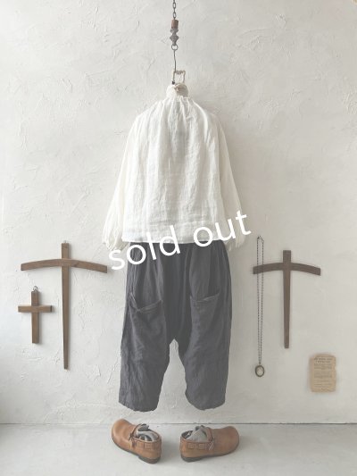 画像8: nous rendent heureux／ボリュームタック襟ブラウス・オフ