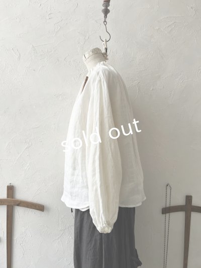 画像7: nous rendent heureux／ボリュームタック襟ブラウス・オフ