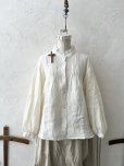 画像3: nous rendent heureux／フリル襟ピンタックブラウス・オフ