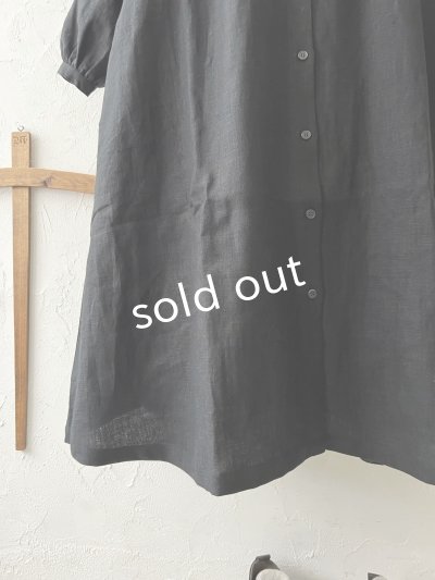 画像5: nous rendent heureux/フリル襟ピンタックワンピース・黒