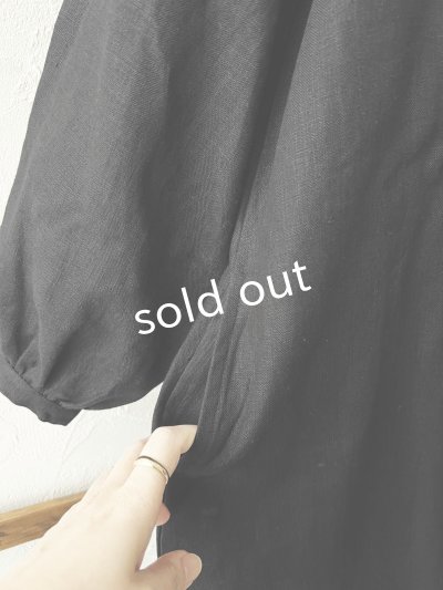 画像4: nous rendent heureux/フリル襟ピンタックワンピース・黒