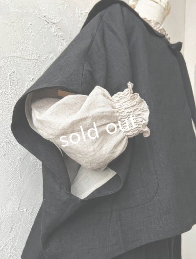 画像10: MARCHE' DE SOEUR/セーラ襟のタッセルちびジャケット・黒