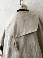 画像10: MARCHE' DE SOEUR／セーラ襟のタッセルちびジャケット・生成り (10)