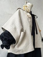 画像6: MARCHE' DE SOEUR／セーラ襟のタッセルちびジャケット・生成り (6)
