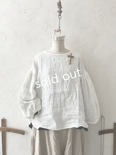 画像4: nous rendent heureux／バルーン袖ブラウス・オフ