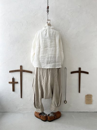 画像11: nous rendent heureux/フリル襟ピンタックブラウス・オフ