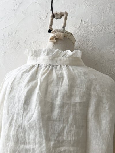 画像12: nous rendent heureux/フリル襟ピンタックブラウス・オフ