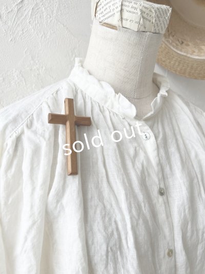 画像3: SO/フリルカラーシャツチュニック・オフ