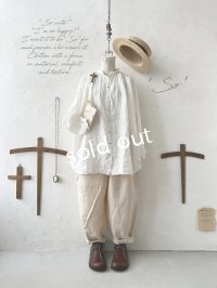 SO／フリルカラーシャツチュニック・オフ