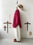 画像6: SO／フリルカラーシャツチュニック・ベリー