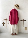 画像7: SO／フリルカラーシャツチュニック・ベリー