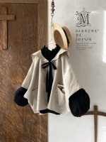 画像3: MARCHE' DE SOEUR／セーラ襟のタッセルちびジャケット・生成り (3)