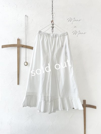 画像3: manoamano/プリーツペチパンツ・オフ