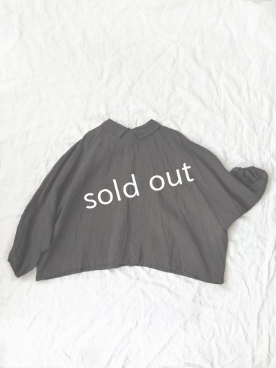 画像10: Libera&Capricciosa/2wayリネンブラウス・オリーブドラブ