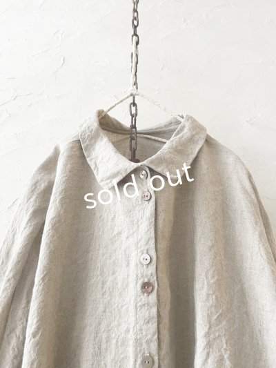 画像4: Libera&Capricciosa/2wayリネンブラウス・フラックス