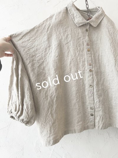 画像5: Libera&Capricciosa/2wayリネンブラウス・フラックス