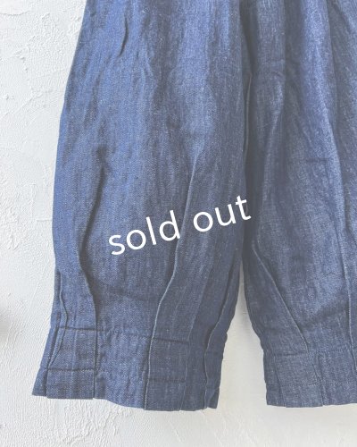 画像4: ubasoku/0307 デニムピエロパンツ・インディゴ