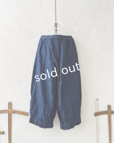 画像7: ubasoku/0307 デニムピエロパンツ・インディゴ