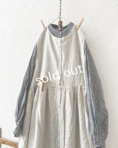 画像7: ubasoku/ピンタック２wayワンピース・生成り