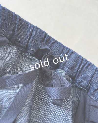 画像6: ubasoku/0307 デニムピエロパンツ・インディゴ