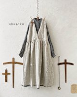 ubasoku/ピンタック２wayワンピース・生成り