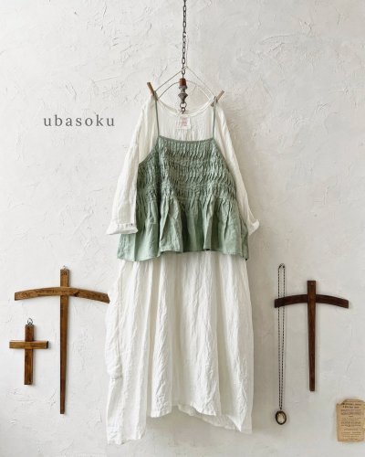 画像2: ubasoku/ピンタックキャミブラウス（3 color）