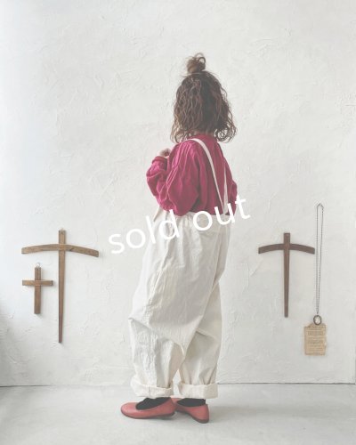 画像10: SO／サルエルサロペット ・エクリュ