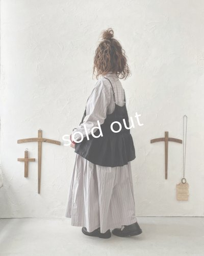 画像12: SO/タックワンピース・ライラックストライプ