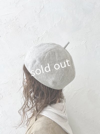 画像5: 羊帽子店/3-02 リネンベレー帽